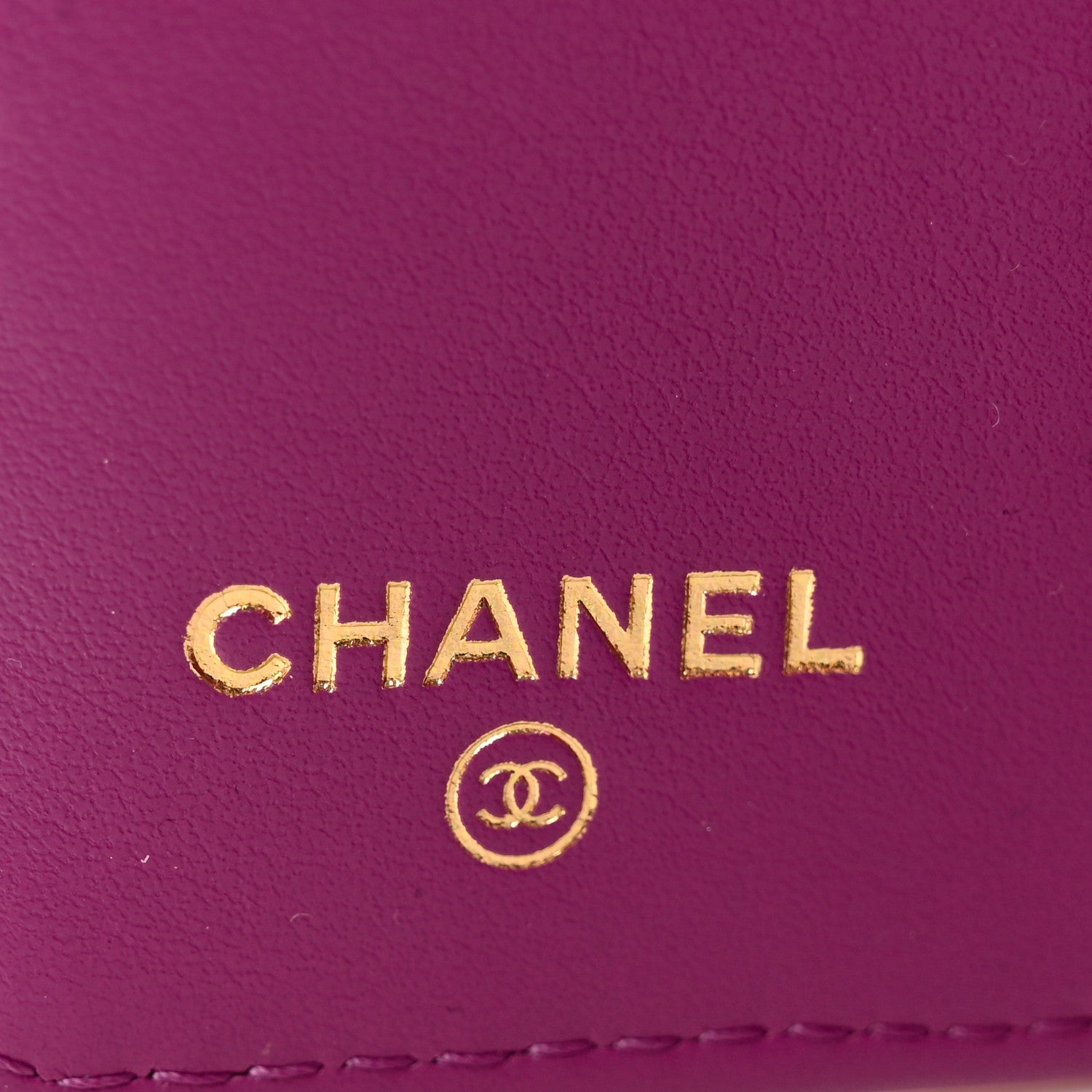 Chanel Caviar Quilted Classic 4 Key Holder Wallet Dark Pink 6 of 9