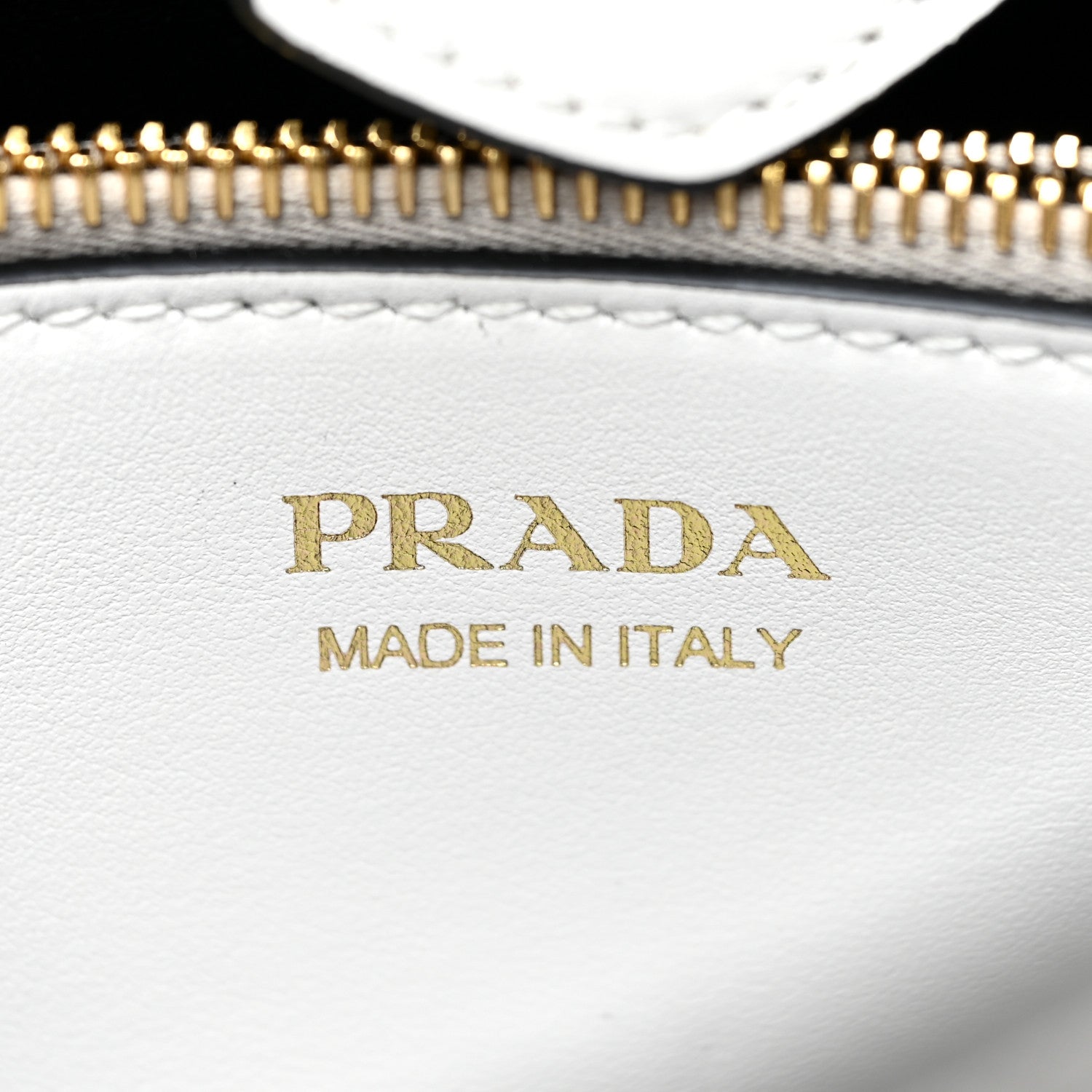 Prada Saffiano Cuir Medium Matinee Tote White Black 6 of 11