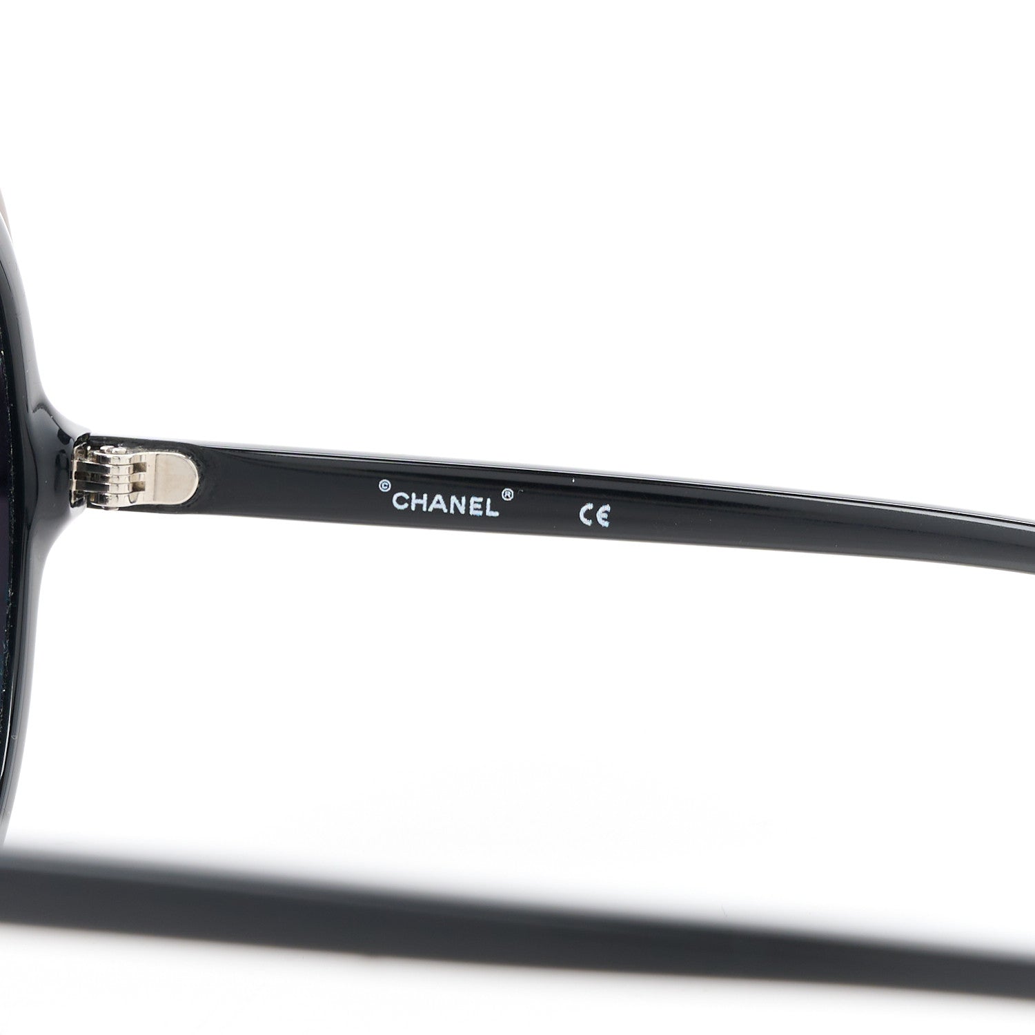 Chanel CC Oval Sunglasses A71227 Black 6 of 8