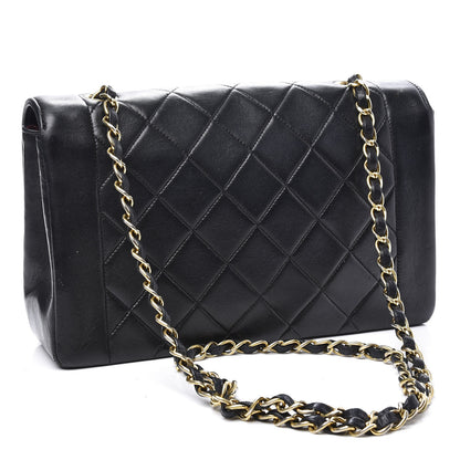 Chanel Lambskin Quilted Medium Single Flap Black 2 of 10
