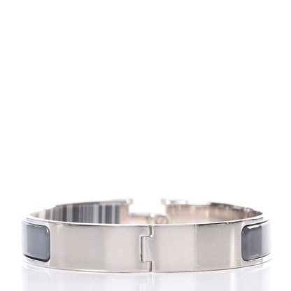 Hermes Enamel Narrow Clic Clac H Bracelet GM Ardoise 2 of 4