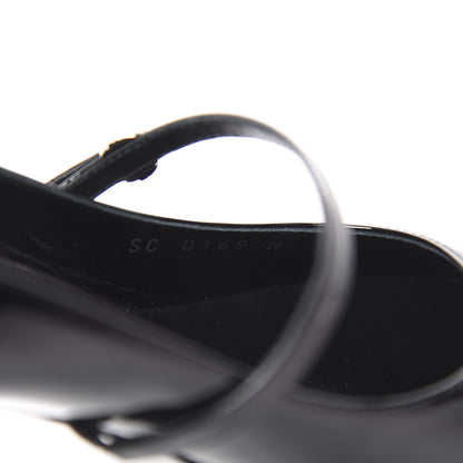 Louis Vuitton Patent Uniformes Silhouette 40mm Pumps 40 Black 8 of 9