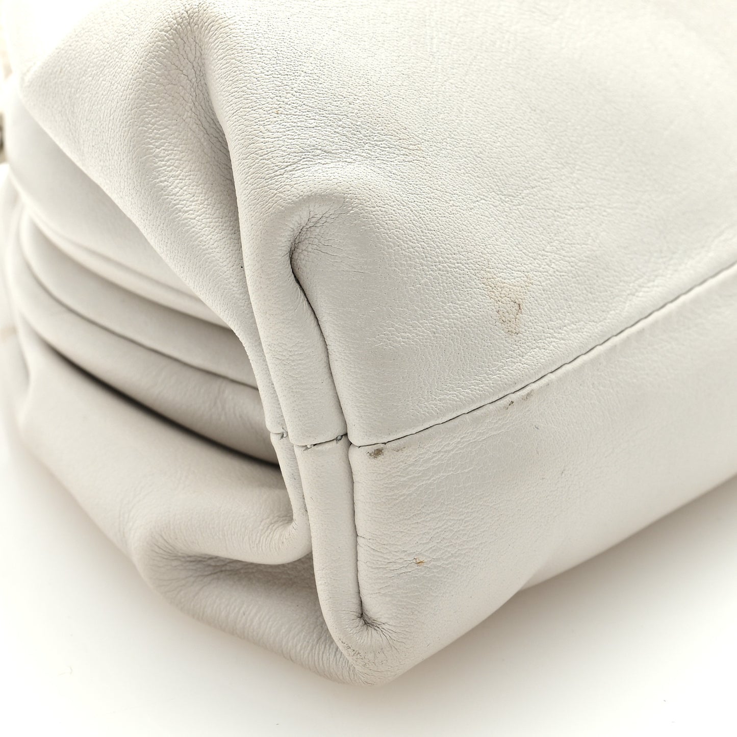 Butter Calfskin The Mini Pouch Chalk