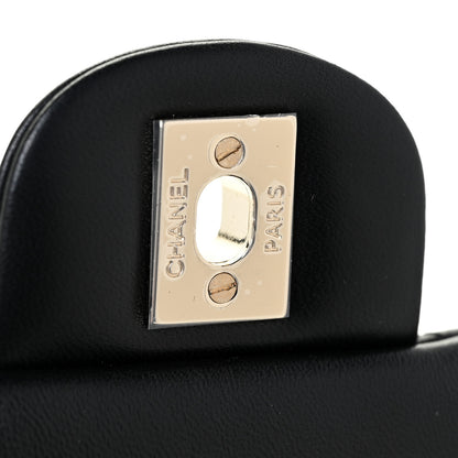 Chanel Lambskin Quilted Mini Square Flap Black 10 of 16