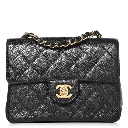 Chanel Caviar Quilted Mini Square Flap Black 1 of 7