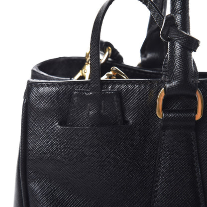 Prada Saffiano Lux Medium Tote Black 10 of 12
