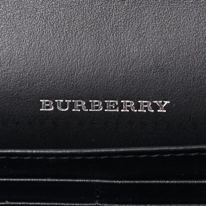 Burberry Calfskin Perforated Logo Hampshire Crossbody Black 6 of 9