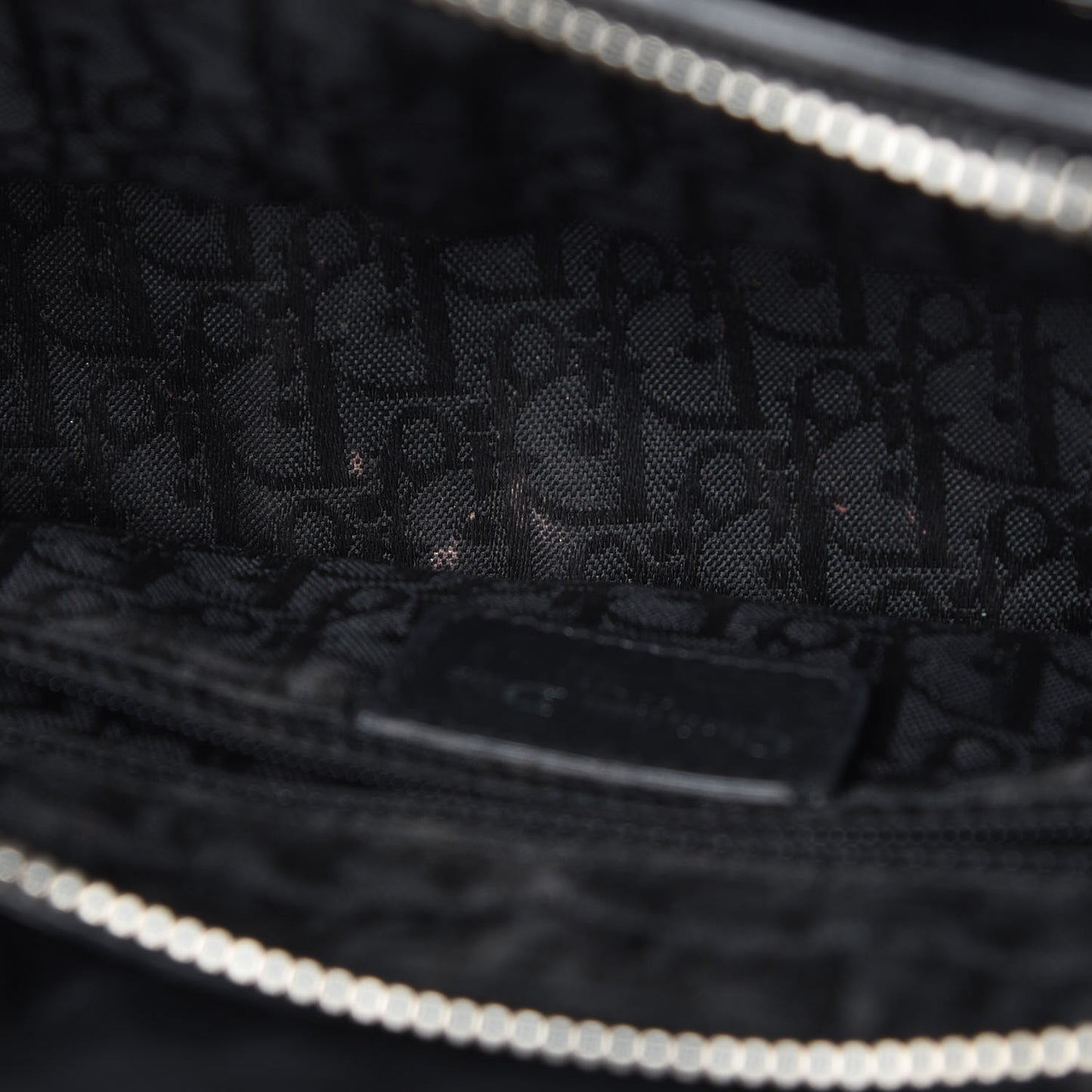 Calfskin Cannage Stitched Small Lady East West Lady Dior Black