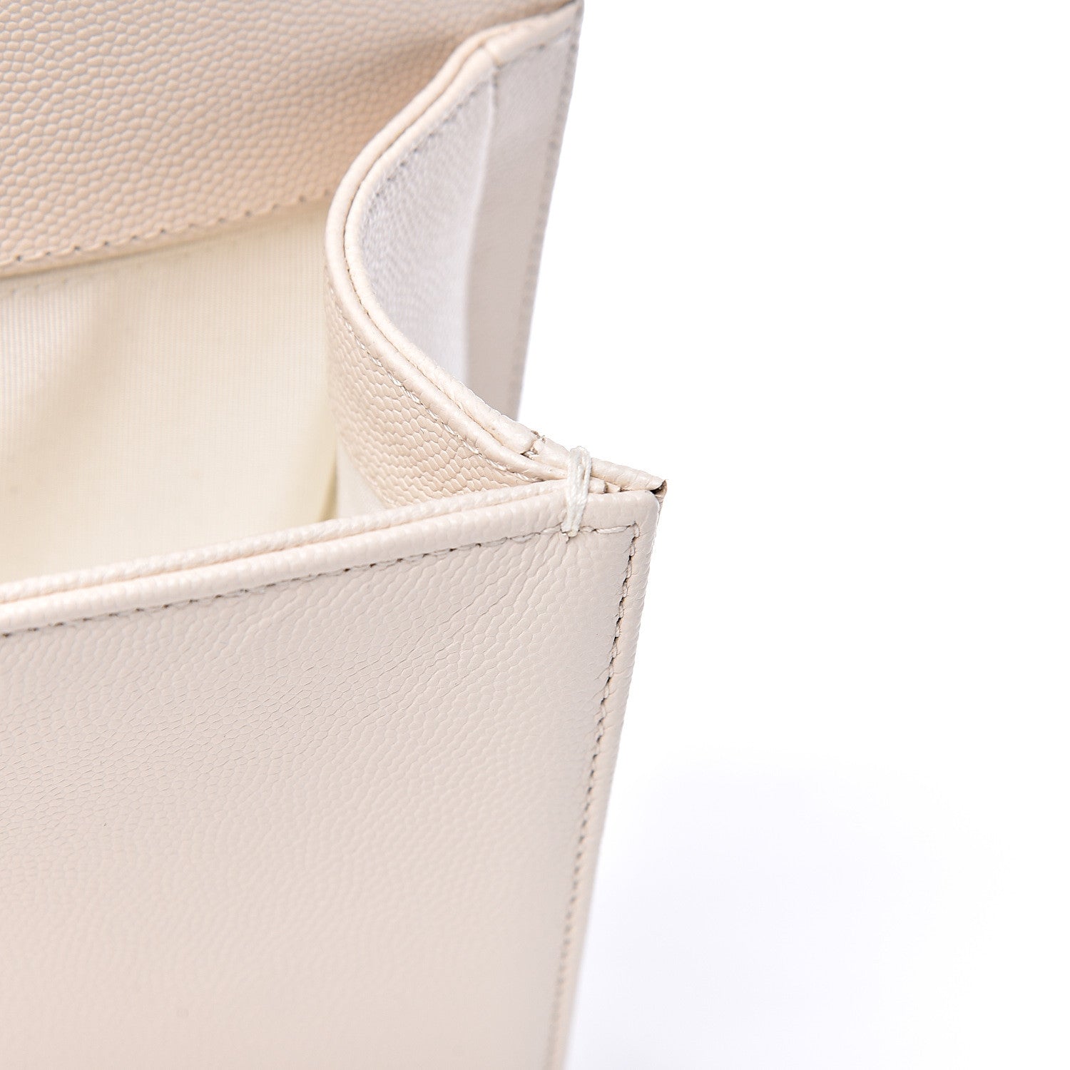 Chanel Caviar Quilted Medium Boy Flap Ivory 9 of 11