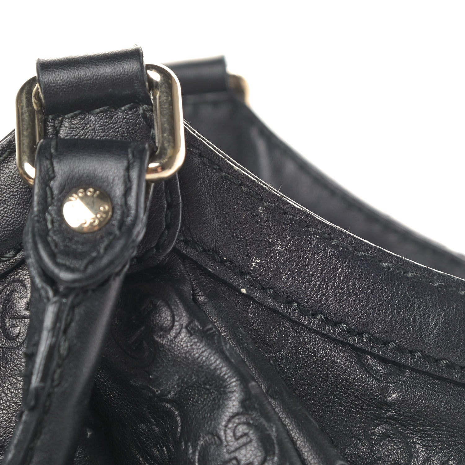Gucci Guccissima Large Sukey Tote Black 13 of 13