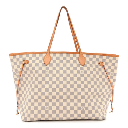 Louis Vuitton Damier Azur Neo Neverfull GM Rose Ballerine 1 of 11