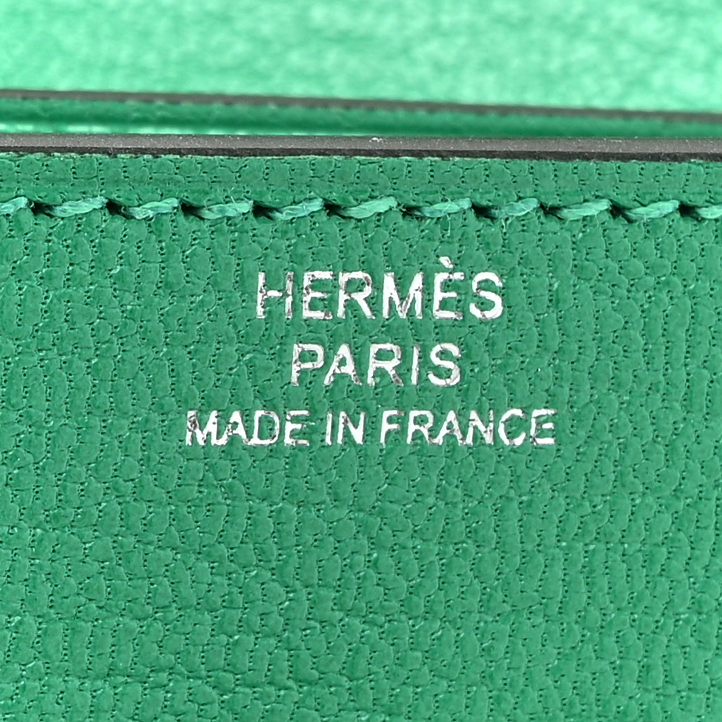 Chevre Chamkila Kelly Pocket Long Wallet Menthe