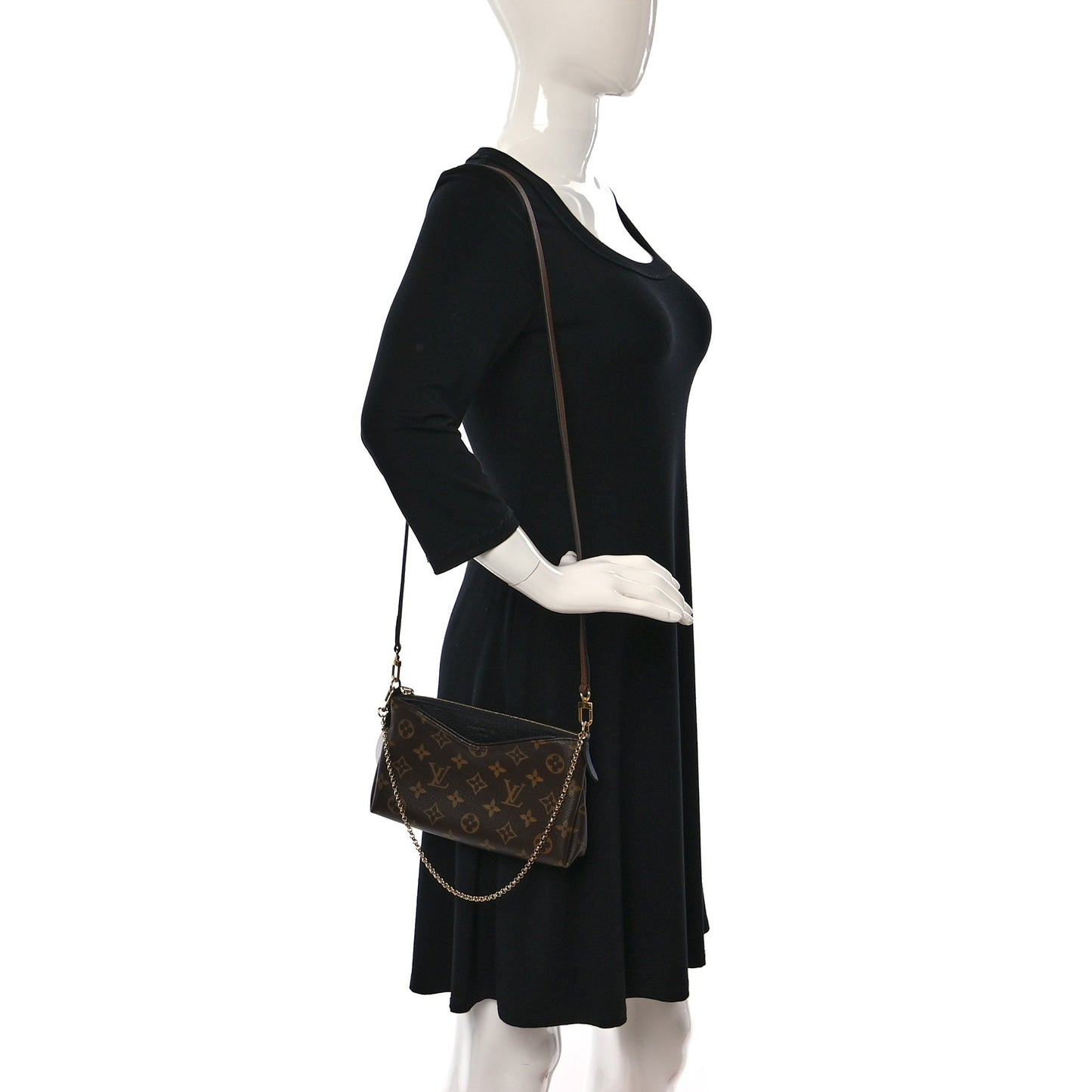 Monogram Pallas Clutch Black