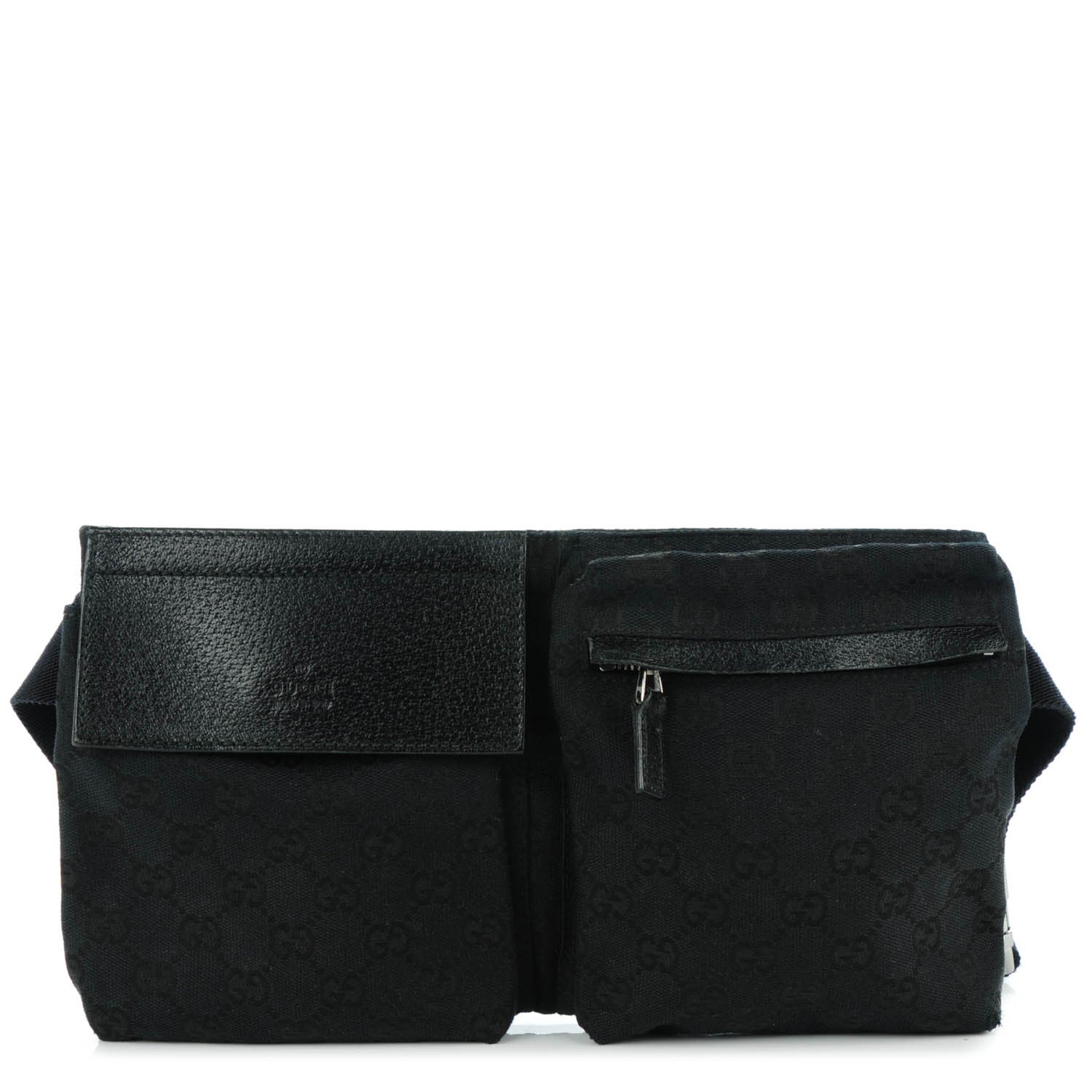 Gucci Monogram Belt Bag Black 1 of 7