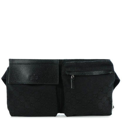 Gucci Monogram Belt Bag Black 1 of 7