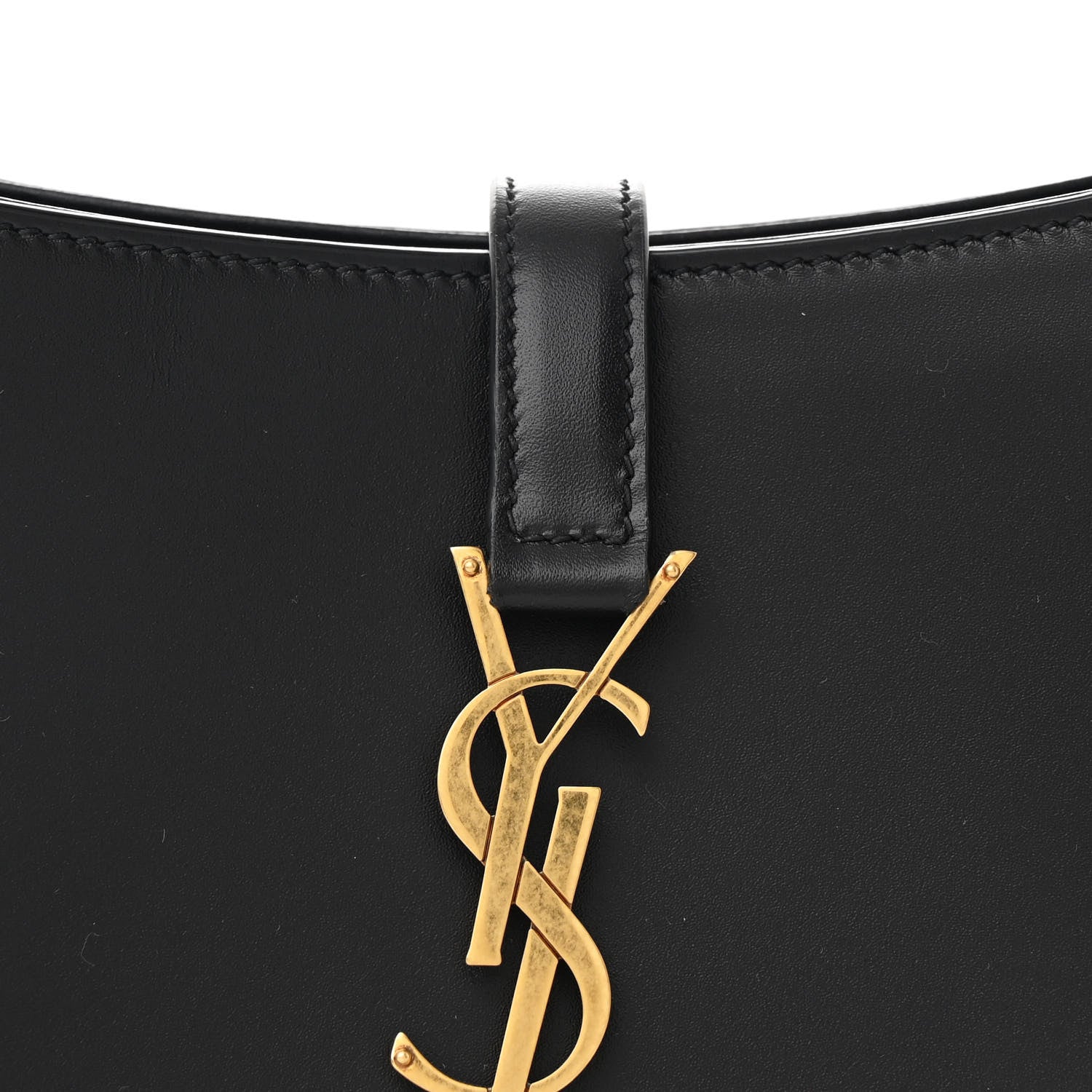 Saint Laurent Smooth Calfskin Le 5 A 7 Hobo Black 8 of 11
