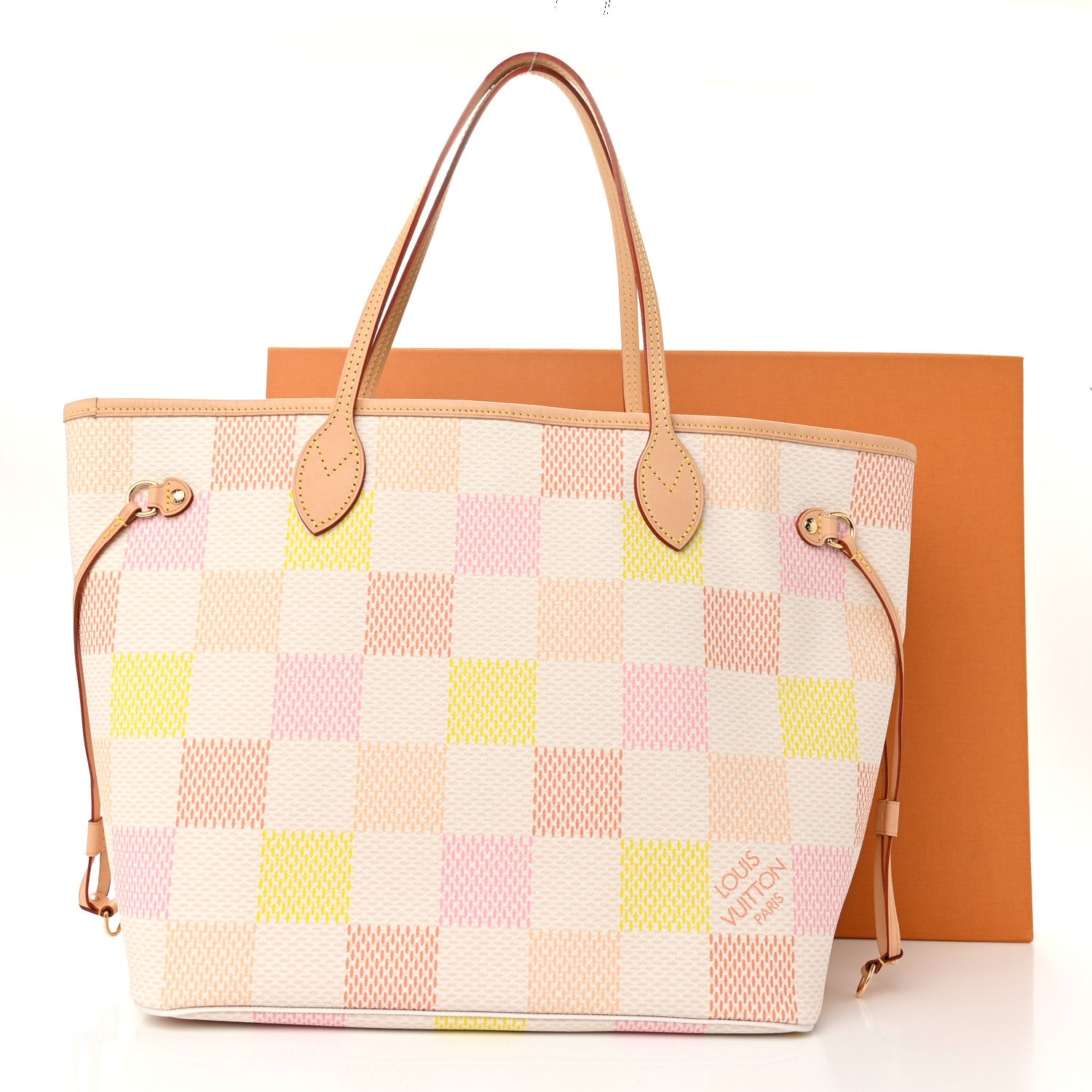Louis Vuitton Damier Giant Neverfull MM Peach 11 of 11