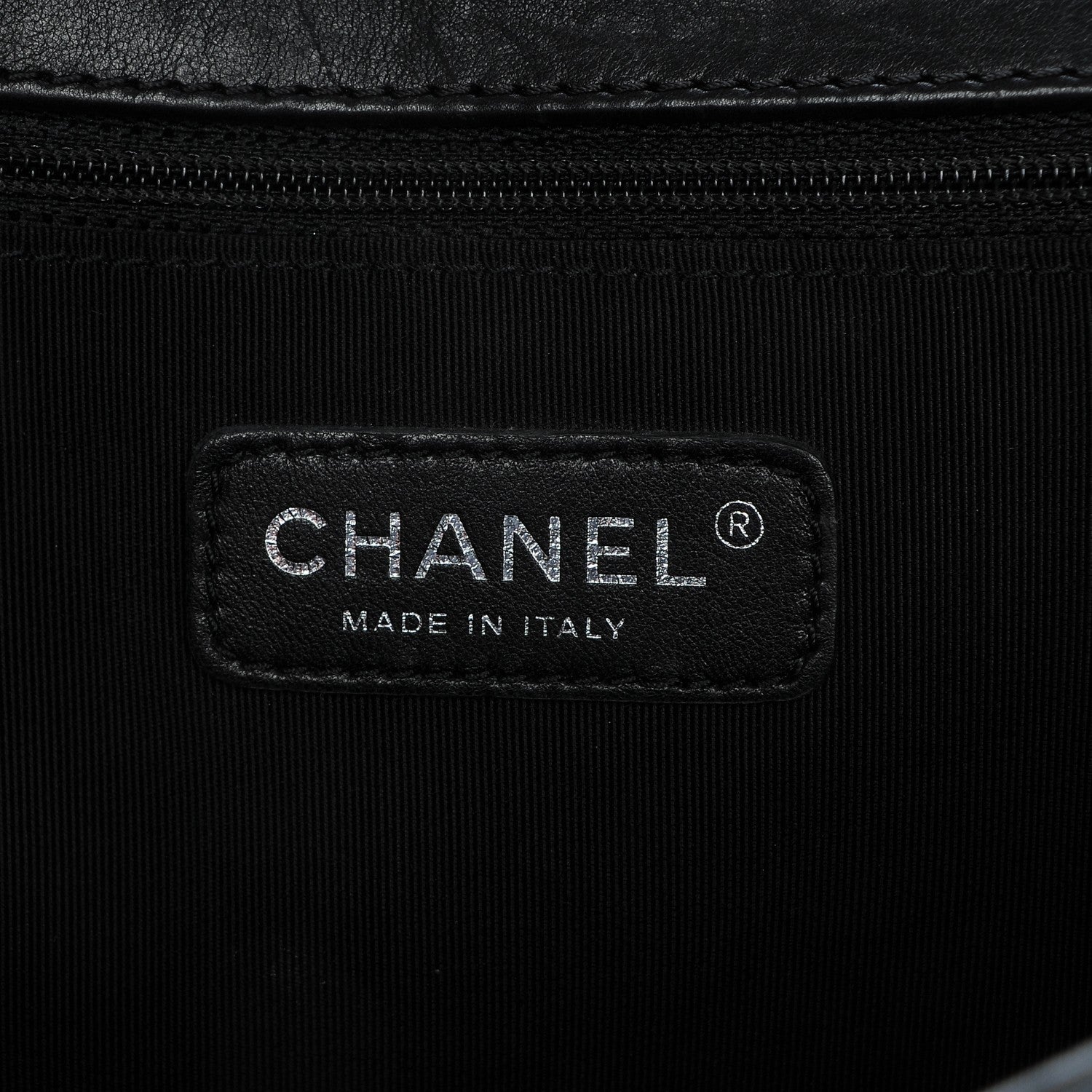 Chanel Calfskin Quilted Large Boy Flap Black 6 of 7