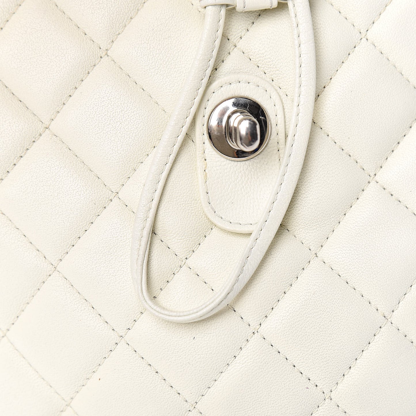Lambskin Quilted Small Cuba Urban Spirit Backpack White