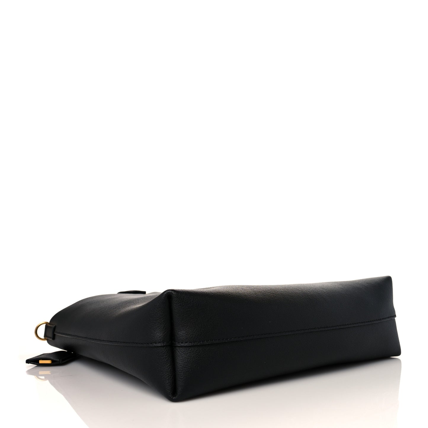 Calfskin Toy Shopping Tote Black