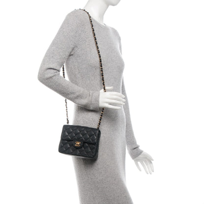 Chanel Caviar Quilted Mini Square Flap Black 2 of 7
