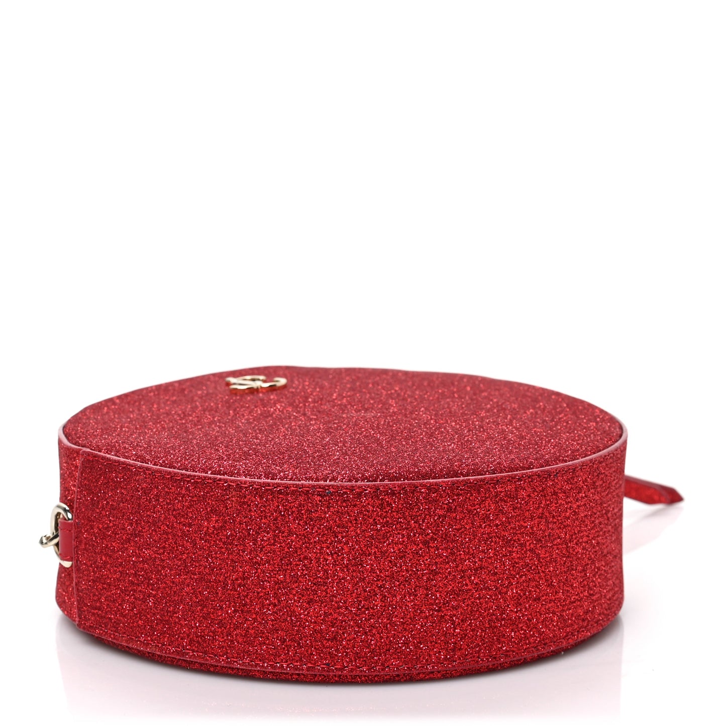 Glitter Round Crossbody Red