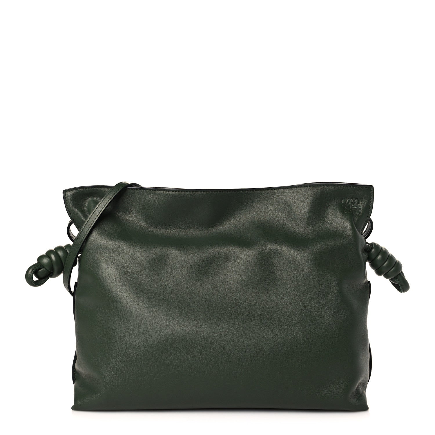 Loewe Nappa Flamenco Knot Clutch Vintage Khaki 1 of 9