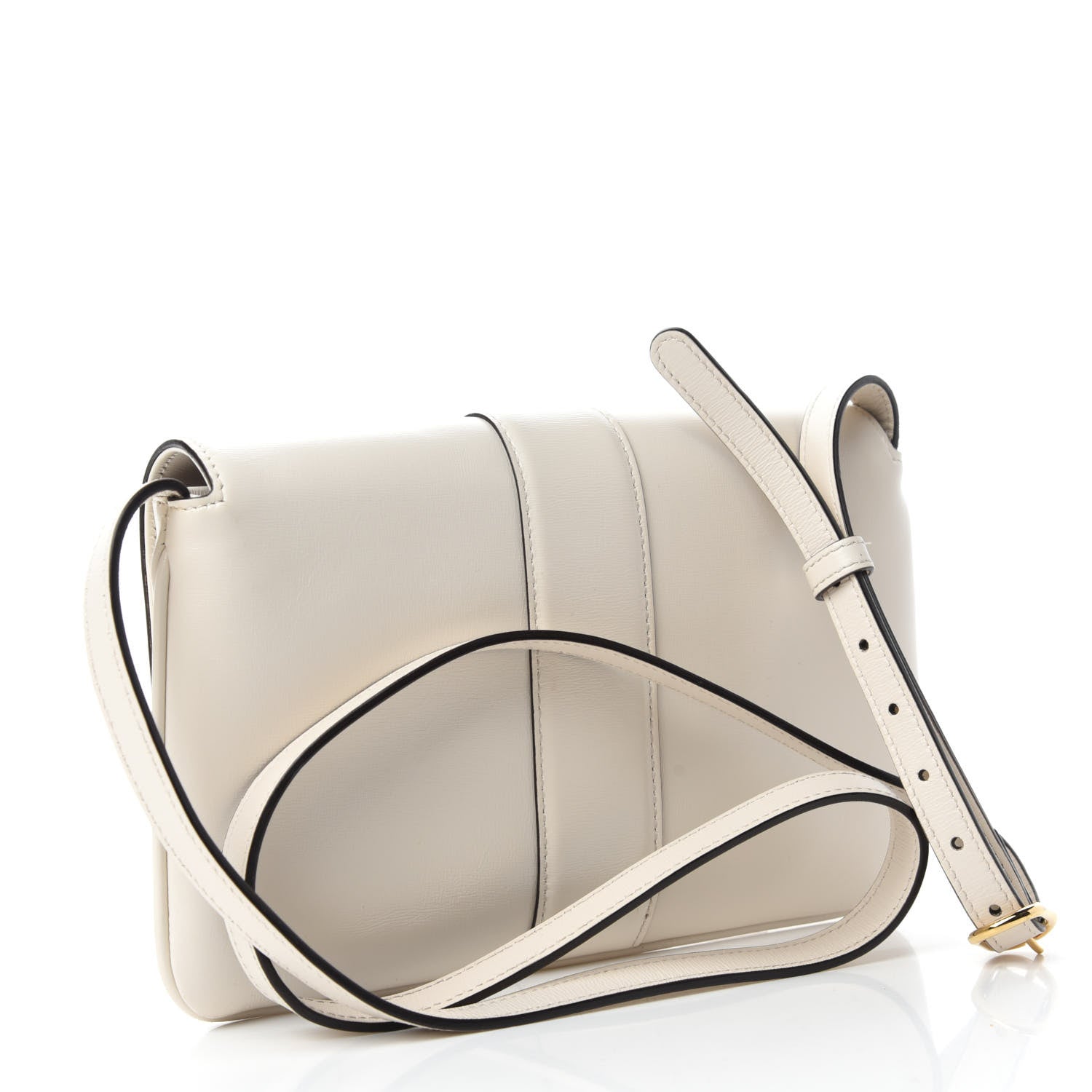 Gucci Calfskin Small Arli Flap Shoulder Bag Mystic White 3 of 10
