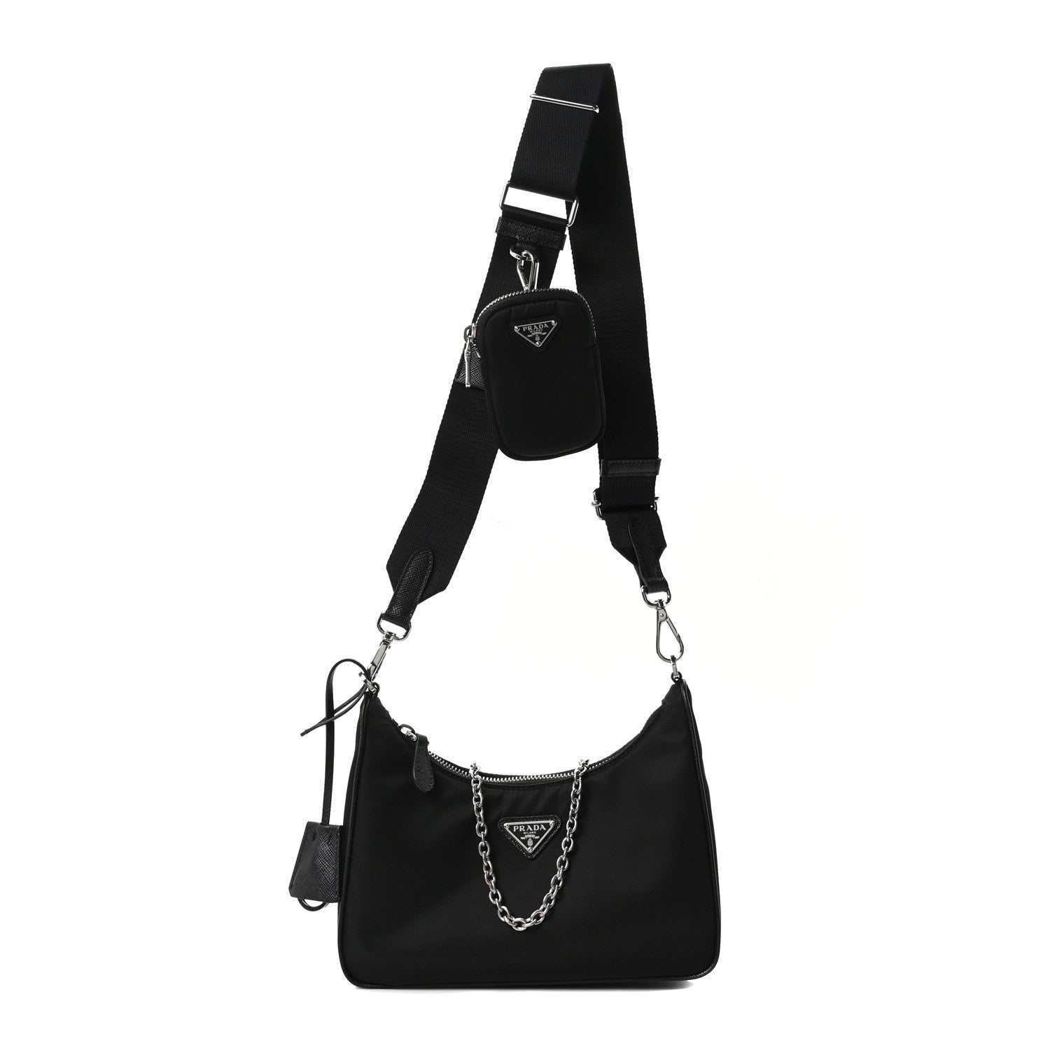 Prada Nylon Re-Edition 2005 Shoulder Bag Black 1 of 11