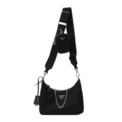 Prada Nylon Re-Edition 2005 Shoulder Bag Black 1 of 11