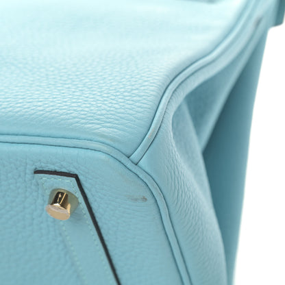 Hermes Togo Birkin 30 Bleu Atoll 7 of 11