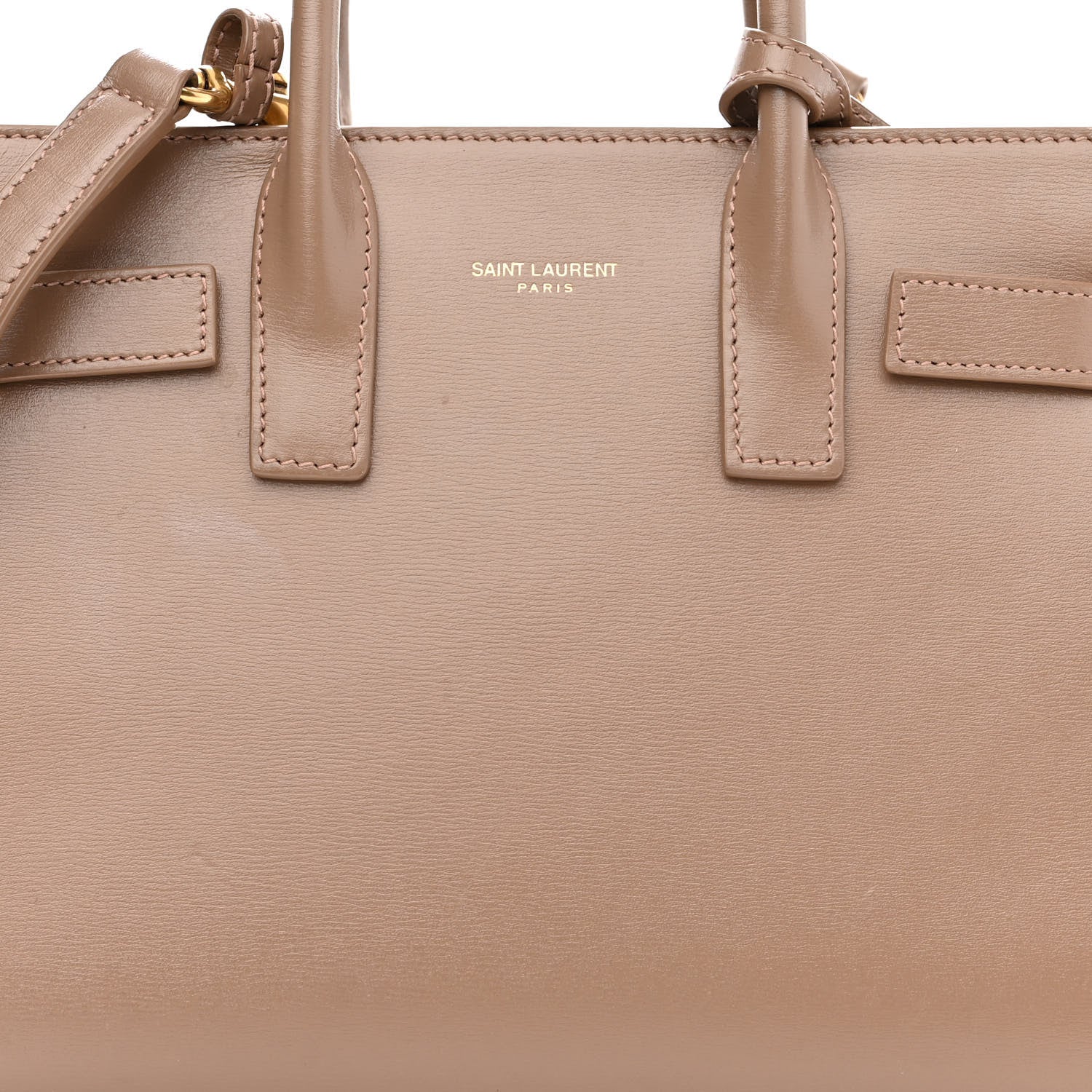 Saint Laurent Calfskin Nano Sac De Jour Dark Beige 8 of 13