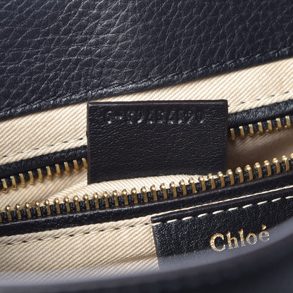 Chloe Suede Calfskin Small Faye Backpack Black 7 of 14