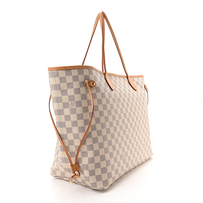 Louis Vuitton Damier Azur Neo Neverfull GM Rose Ballerine 4 of 11