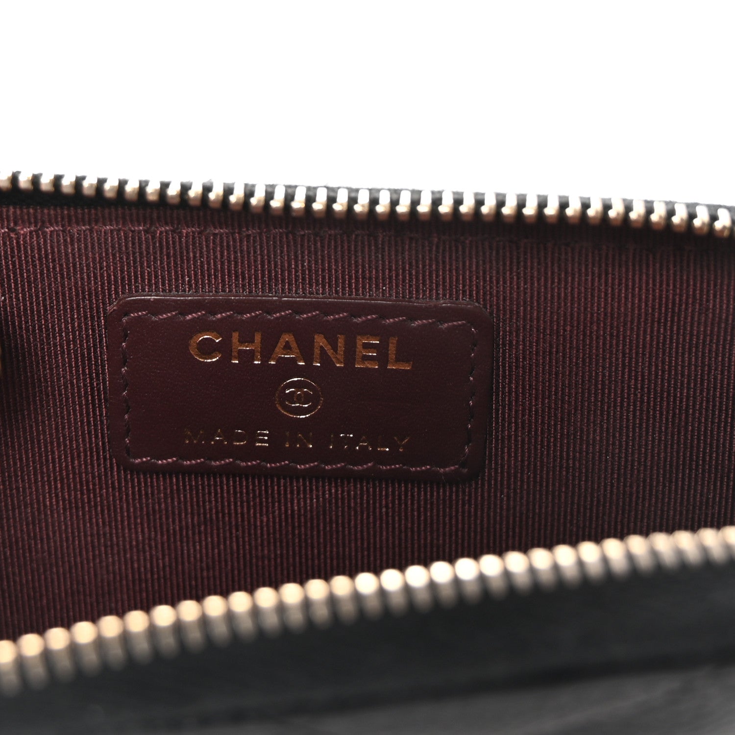 Chanel Caviar Quilted Zipped Key Holder Case Black 6 of 7