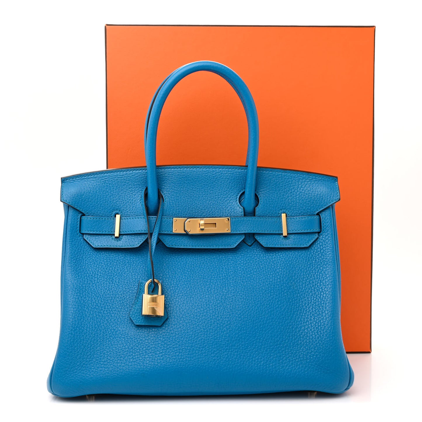 Togo Birkin 30 Bleu Zanzibar