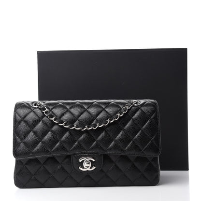 Chanel Caviar Quilted Medium Double Flap Black 15 of 15