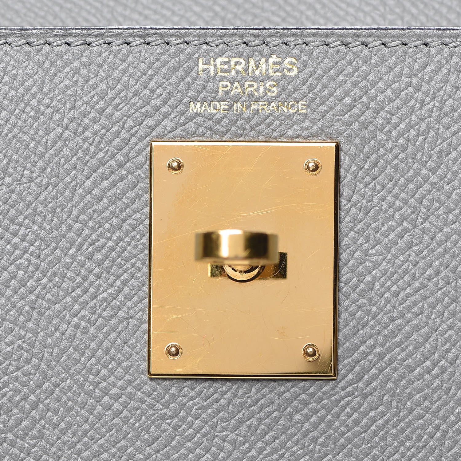 Hermes Epsom Kelly Sellier 32 Gris Mouette 28 of 47