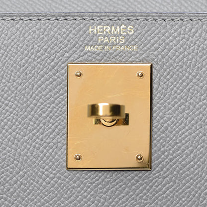 Hermes Epsom Kelly Sellier 32 Gris Mouette 28 of 47