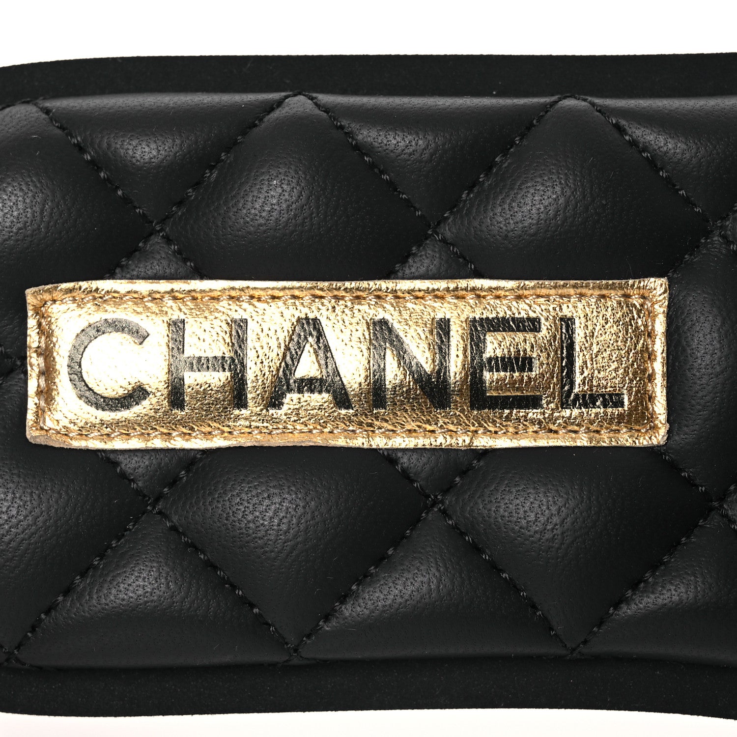 Chanel Lambskin Quilted Textured CC Mules Sandals 39.5 Black 8 of 9