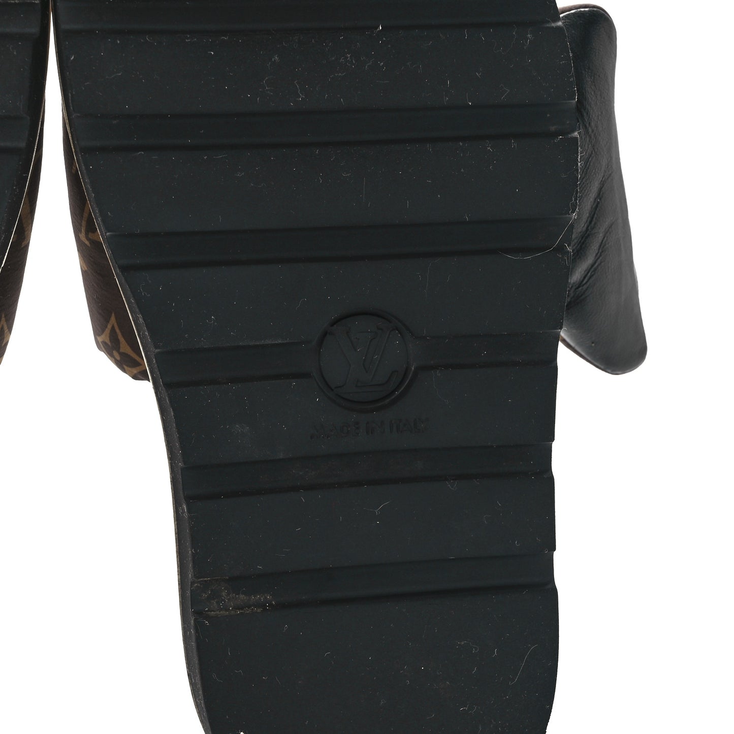 Nylon Monogram Pool Pillow Comfort Mule 38 Cacao Brown