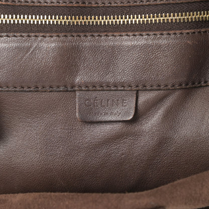 Celine Lambskin Vertical Cabas Brown 6 of 19