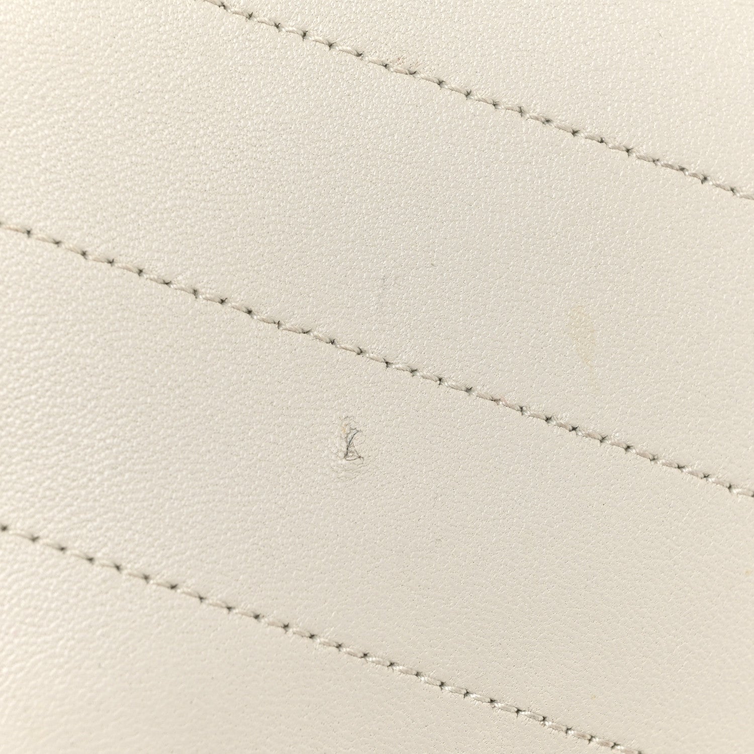 Saint Laurent Lambskin Matelasse Monogram Medium Niki Chain Satchel Ivory 16 of 19