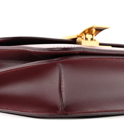 Celine Liege Calfskin Teen Classic Box Flap Bag Burgundy 11 of 13