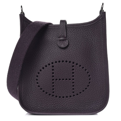 Hermes Taurillon Clemence Evelyne TPM Raisin 1 of 10