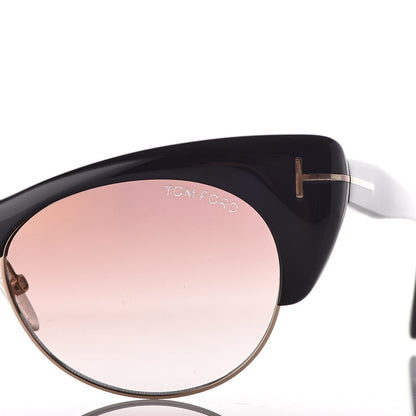 Tom Ford Lola Cat Eye Sunglasses TF387 Black 8 of 9