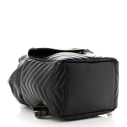 Saint Laurent Lambskin Matelasse Monogram Joe Backpack Black 4 of 11