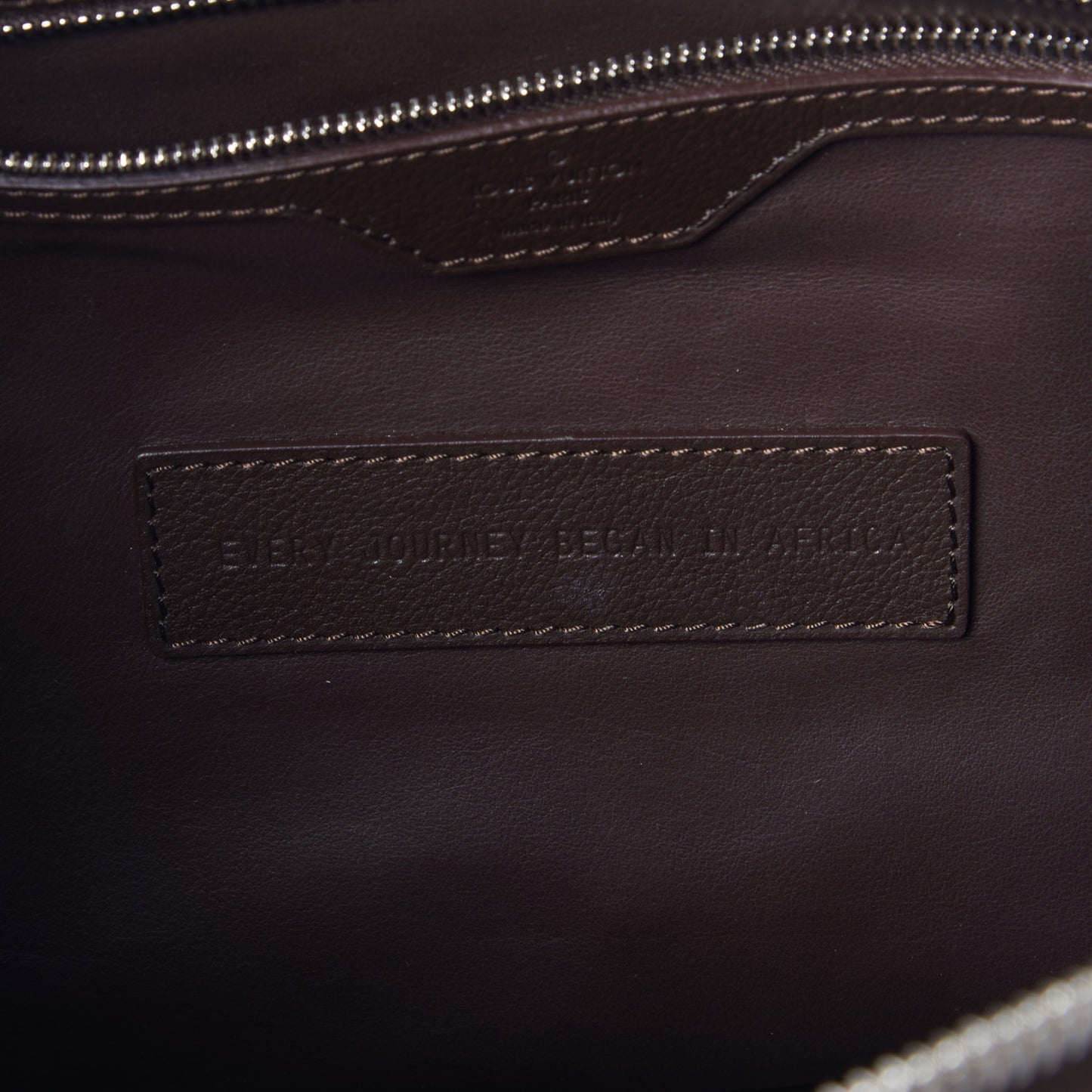 X EDUN Monogram Revelation Keepall 45 Bandouliere Brown