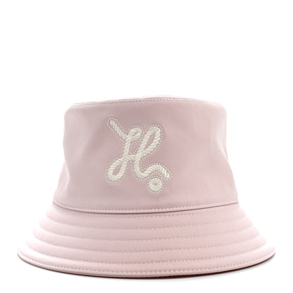 Hermes Cotton Harper H Nautic Bucket Hat 57 Rose Sepia 3 of 8