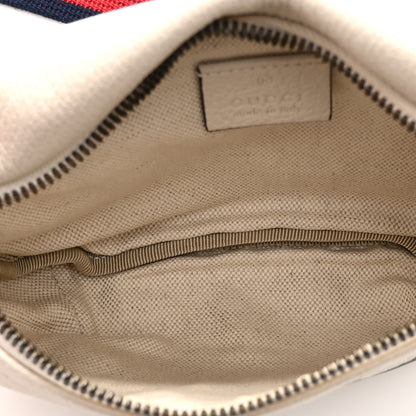 Gucci Grained Calfskin Small Logo Belt Bag White 5 of 11